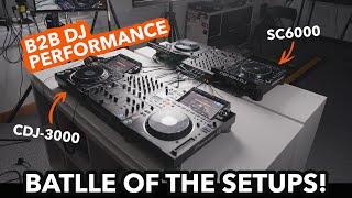 Battle of the flagships! - CDJ3000 vs SC6000 B2B DJ Mix