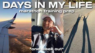 DAYS IN MY LIFE | One Week till NYC Marathon, Productive Days + How I Prep for Travel!