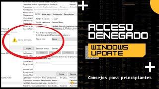 SOLUCION "acceso denegado" | ERROR WINDOWS UPDATE | 2024