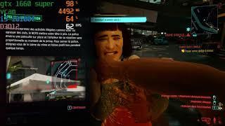 cyberpunk 2077   gtx 1660 super + i3 10100f Best settings 60 fps