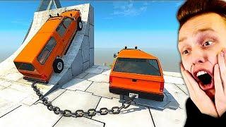 СМОТРИ РЕАЛИСТИЧНЫЕ АВАРИИ на БОЛЬШОЙ СКОРОСТИ в BeamNG Drive Челлендж!