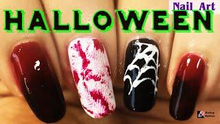 Easy Halloween Nail Art for Beginners 2020  DIY Design #3