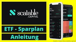 Scalable Capital - ETF Sparplan anlegen am Beispiel Vanguard ETF All World