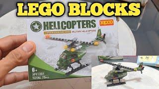 LEGO BLOCKS | XIPOO BLOCK MILITARY SERIES HELICOPTERS