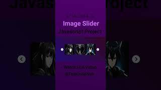 Image Slider Using HTML CSS & JS | Fast Code