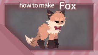 • How to make a Fox • / Gacha Online tutorial / Roblox