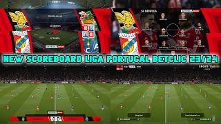 NEW SCOREBOARD LIGA PORTUGAL BETCLIC 23/24 || ALL PATCH COMPATIBLE || REVIEWS GAMEPLAY