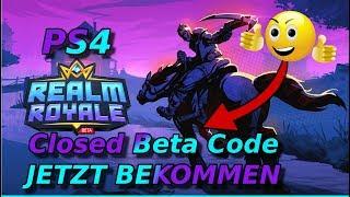 PS4 | REALM ROYALE Closed Beta Code Sofort bekommen  | German