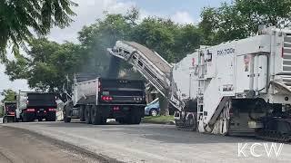 ASPHALT MILLING! ~ Street Rehabilitation (Part 1/4)