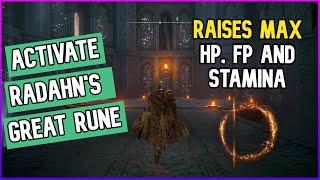 How To Activate Radahn's Great Rune | Elden Ring