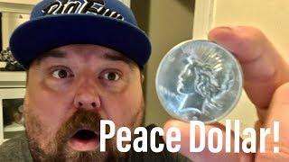 Surprise! 1923 Silver Peace Dollar! Come And Get it!