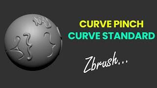 Curve Pinch & Curve Standard Brushes in ZBrush | Complete Tutorial