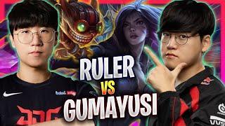 T1 GUMAYUSI vs JDG RULER! - T1 Gumayusi Plays Kai'sa ADC vs JDG Ruler Ziggs! | Season 2024
