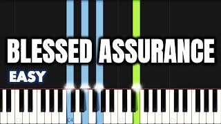 Blessed Assurance | EASY PIANO TUTORIAL by Synthly