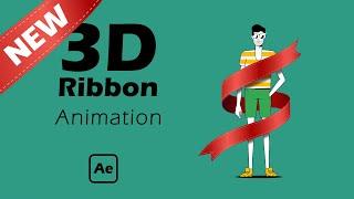 Stunning 3D Ribbon Animation in After Effects | Motion Graphics Tutorial