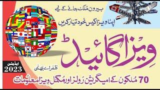 Visa Guide Book Urdu Ad | Process 70 countries' visas on your own