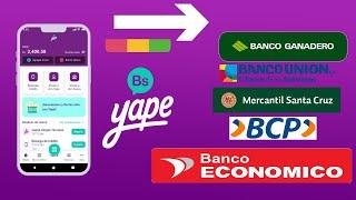 Transferir Dinero de YAPE / A todos los Bancos