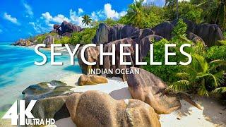 FLYING OVER SEYCHELLES (4K UHD) - Relaxing Music Along With Beautiful Nature Videos - 4K Videos