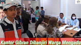 Gibran Dibikin Kaget, Kantornya Digeruduk Banyak Warga, Sehari Buka Kanal Aduan Mas Wapres Disorot