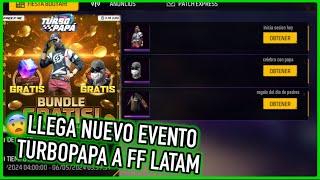 Llega Nuevo Evento TurboPapa Gratis a Free Fire Latam  | JORGEPLAYED