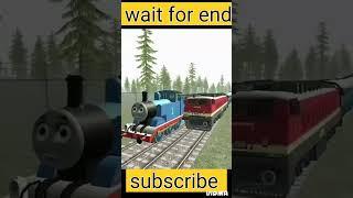 Indian Bike Driving 3D Franklin Vs Thomas Train  #viralshort #shorts #gaming