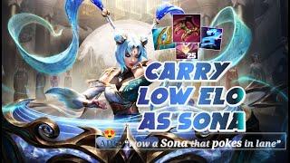How to carry low elo as Sona  80% wr unranked to diamond