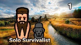 Solo Survivalist #1! Naked Merciless Rimworld 1.0 Mostly Vanilla Gameplay