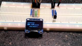 DS18B20 Dallas Temperature Sensor - Demonstration