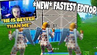 Symfuhny Reacts To The *NEW* FASTEST/BEST EDITOR IN FORTNITE (GETS AMAZED)