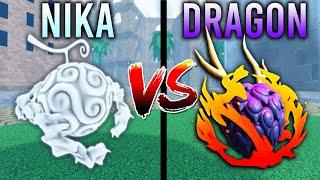 NIKA (GEAR 5) VS HYBRID DRAGON | FRUIT BATTLEGROUNDS