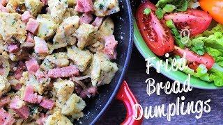 Fried German Bread Dumpling Dish