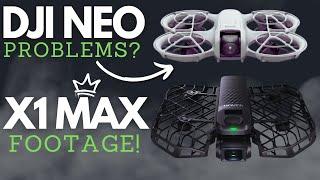 DJI Neo Problems? Hoover Air X1 Max Footage!