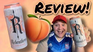 Peach flavour relentless energy drink review! SUMMER 2022