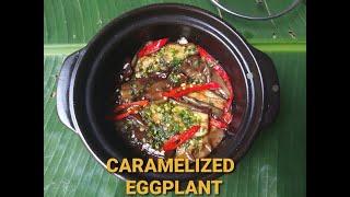 CARAMELIZED EGGPLANT IN CLAY POT | Vietnamese cooking recipes - Eggplant recipes easy & TASTY FOOD