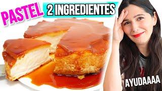 PASTEL VIRAL de CARAMELO con SOLO 2 INGREDIENTES (INCREÍBLE postre fácil) LO DI TODO! - Caro Trippar