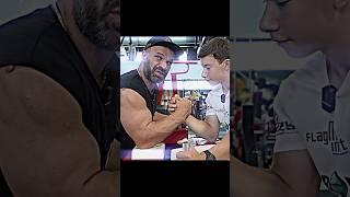 The strongest Schoolboy met Cypenkov#trending#armwrestling#deniscyplenkov#eastvswest#edit#shorts