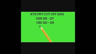 Kvs prt cut off 2023 #kvs #kvsprt #kvs_prt #kvs2023