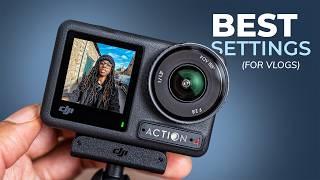 DJI Osmo Action 4 BEST Vlogging Settings