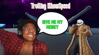 Bullying IShowSpeed in a 100$ Fortnite Wager (He Cried)