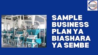 Sample Business Plan ya Biashara ya Sembe