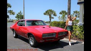 1968 Pontiac GTO $42000 WWW.MUSCLECARSFORSALE.COM