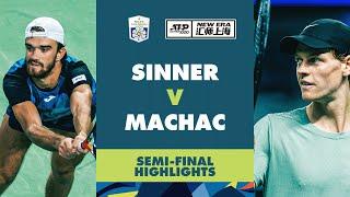 Jannik Sinner vs Tomas Machac Highlights | Rolex Shanghai Masters 2024