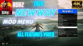 NewWay Mod Menu (RDR2)Red Dead Redemption  2 (All Features) VIDEO!