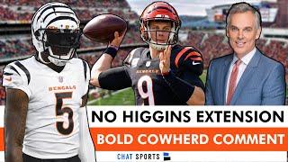 Bengals Rumors & News: No Extension For Tee Higgins + Colin Cowherd’s BOLD Joe Burrow Comparison