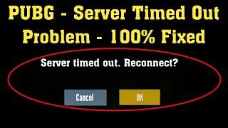 How To Fix PUBG MOBILE Server Timed Out Reconnect Error || Android & ios