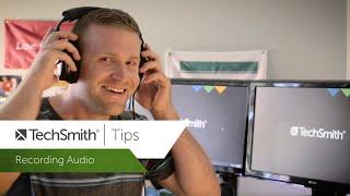 Mics, Audio Recorders & How to Sync Video with Audio - TechSmith Tips