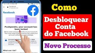 Como Desbloquear Conta do Facebook (Novo Processo 2023) | Corrigir sua conta foi bloqueada Facebook