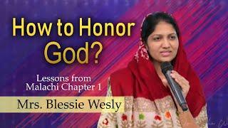 Sis Blessie Wesly 8th September 2019 Message | English Live Worship Message | John Wesly Ministries