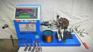 ceiling fan bandhne ki machine / ceiling fan winding machine kaise chalaye