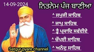 ਤੂੰ ਮੇਰਾ ਰਾਖਾ | ਨਿਤਨੇਮ ਪੰਜ ਬਾਣੀਆ | Nitnem Panj bania  | japji sahib |  Vol 533 Satgurpyare channel